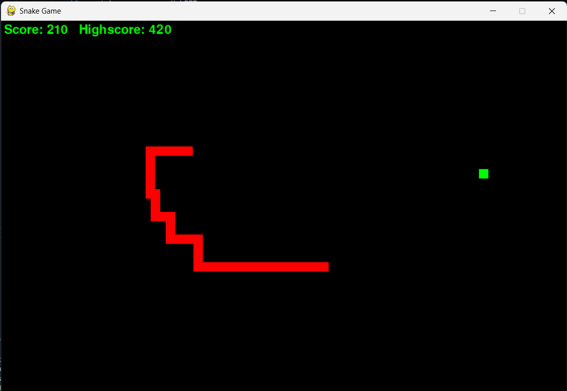 Simple Snake Game project